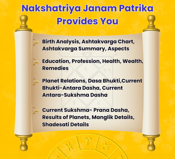 Nakshatriya Janam Patrika - Advanced